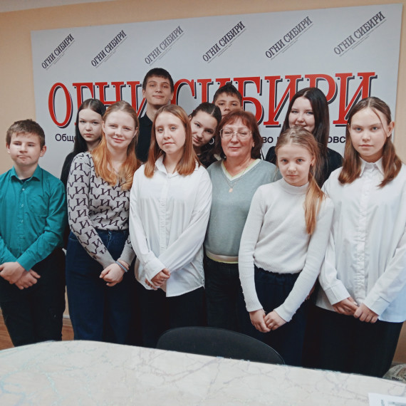 Экскурсия в редакцию газеты "Огни Сибири".